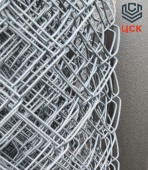 Сетка-рабица ПВХ-полимерным покрытием, яч. 55х55х2.4 мм, 1.5х10 м, серый графит